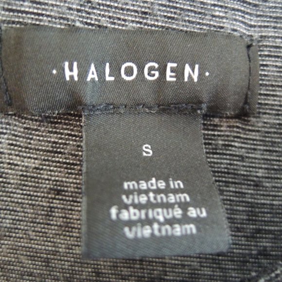 Halogen Flowy Black Space Dye High Low Tee S - Picture 5 of 6